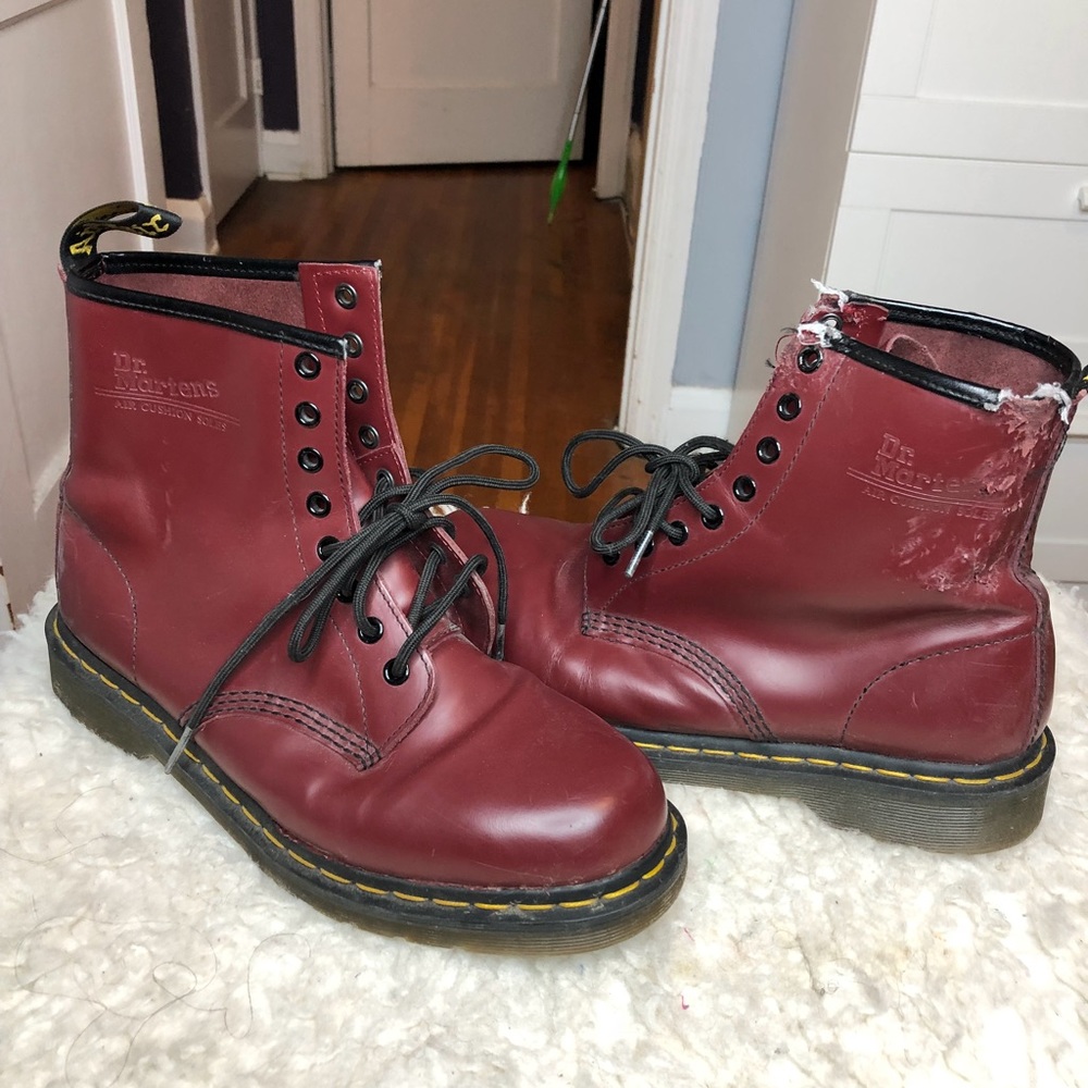 Burgundy Doc Martens